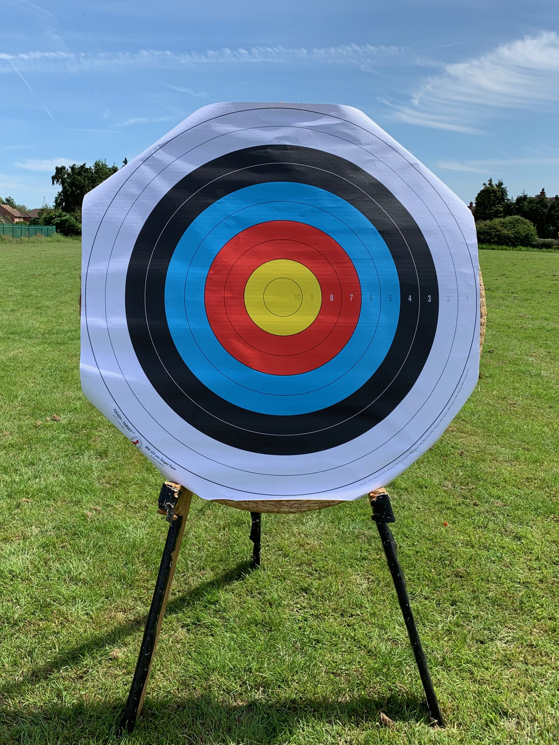 Newbury and Thatcham Archers - An archery target.
